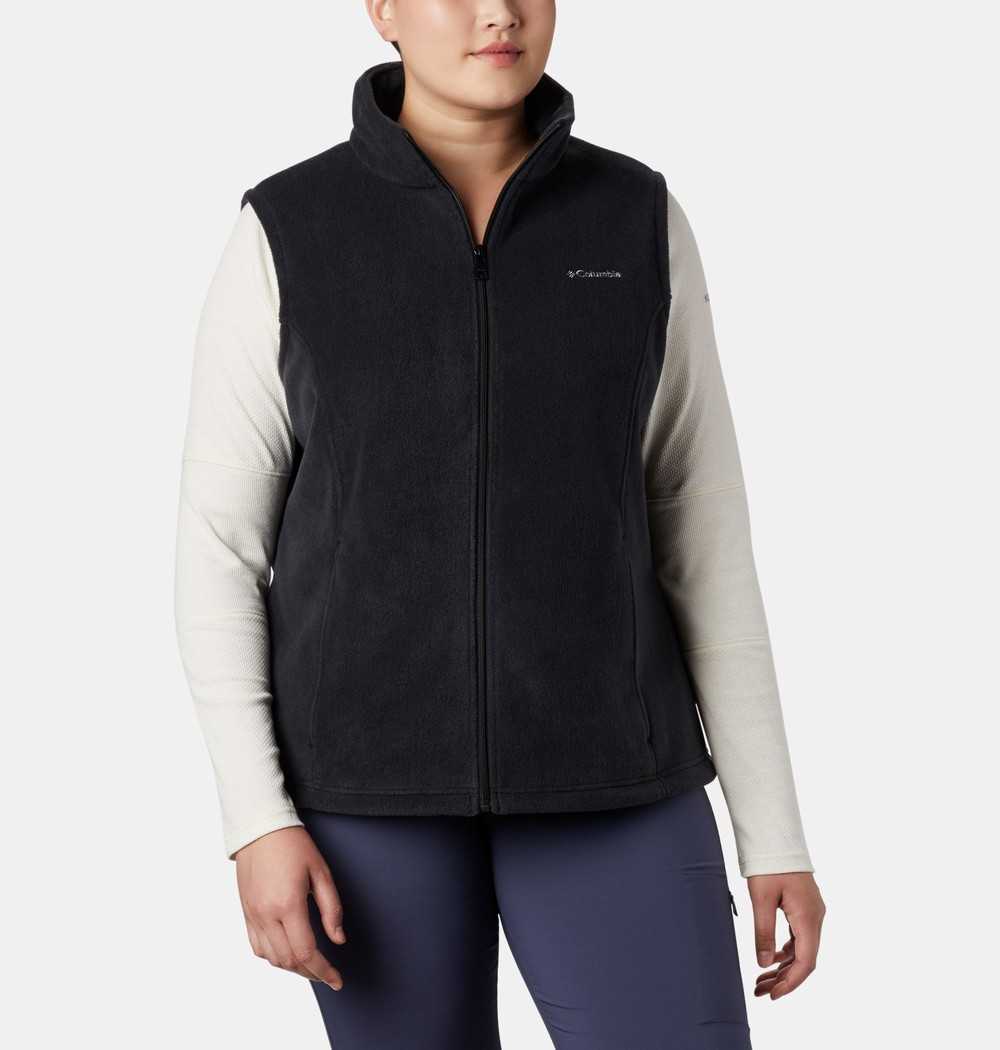 Black Columbia Vests Women For Sale - Columbia Benton Springs Clothing